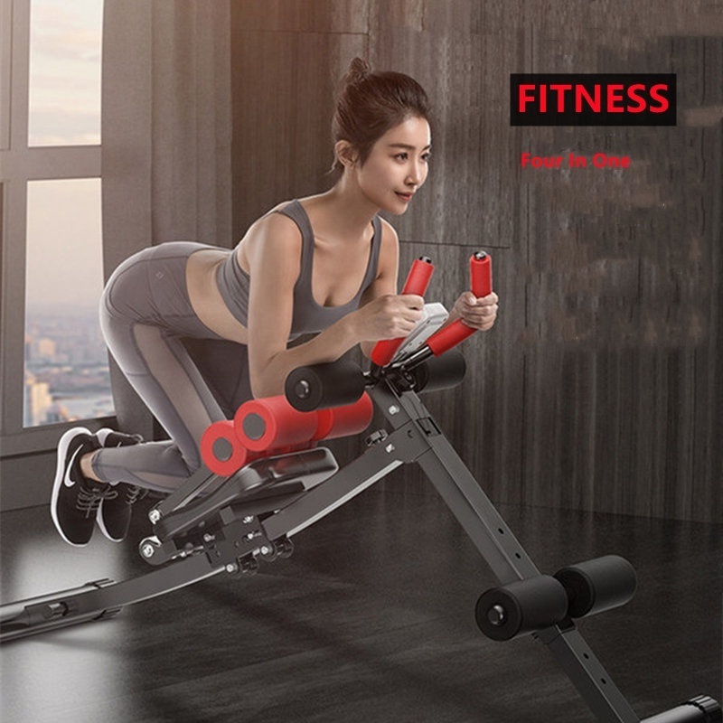 Ab Coaster Adjustable Fitness Exercise Equipment Sports Mini For Multi Functional Fitness Abdominal Sit Up Bench