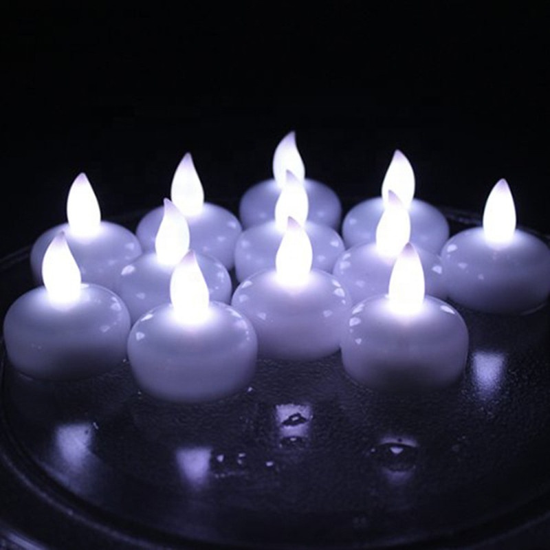 Spa Bar Home Sense Water Floating Water Proof Led Floating Tealight Mini Led Candle