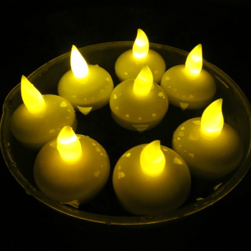 Spa Bar Home Sense Water Floating Water Proof Led Floating Tealight Mini Led Candle