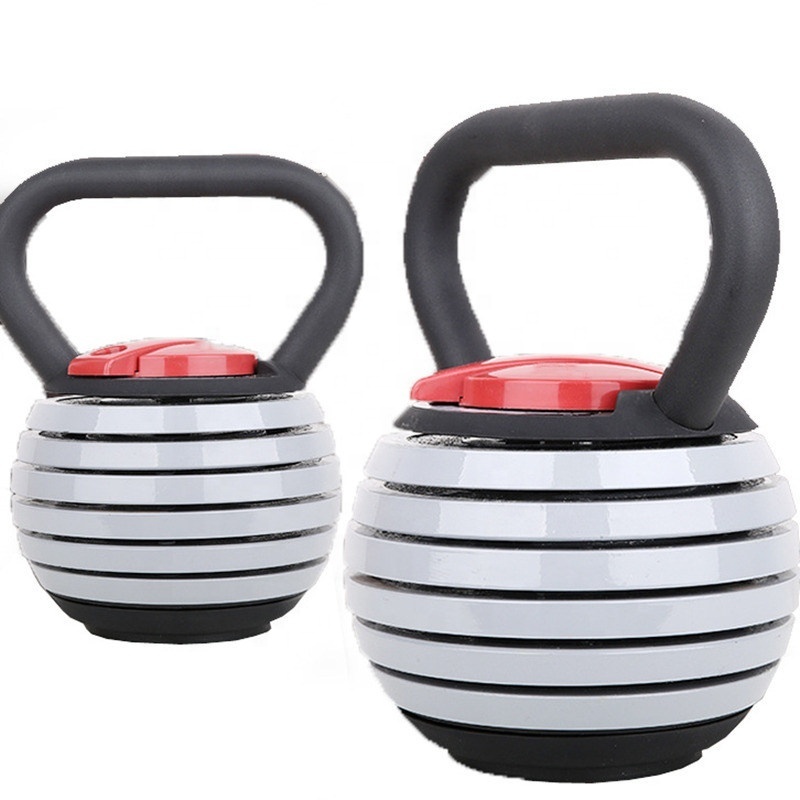 40LB New Design Professional Custom Logo 40LBS Cast Iron Home Fitness Equipment Competition Steel 40 LBS Adjustable Kettlebell