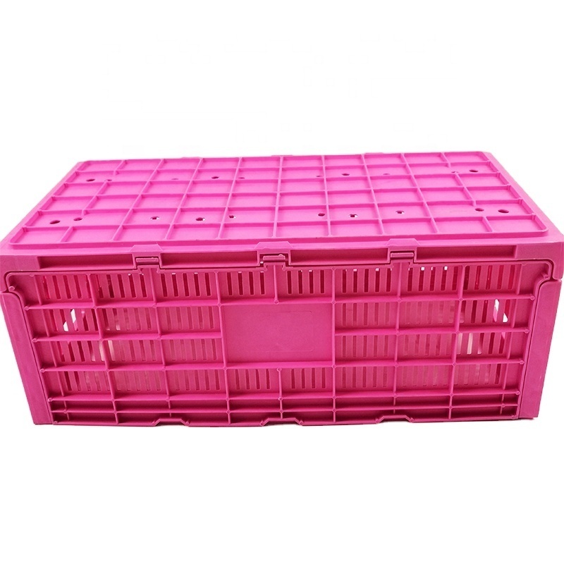 pink fruit crate vegetable crate plastic carrying crate mesh box storage box