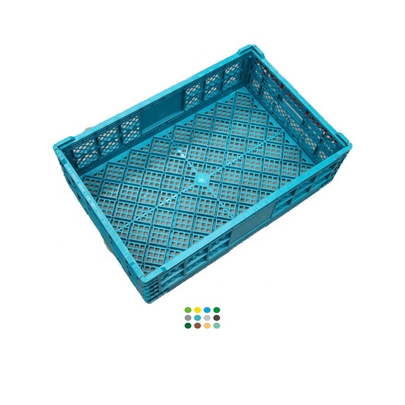 Manufacturer hot sale  plastic Storage collapsible milk crates