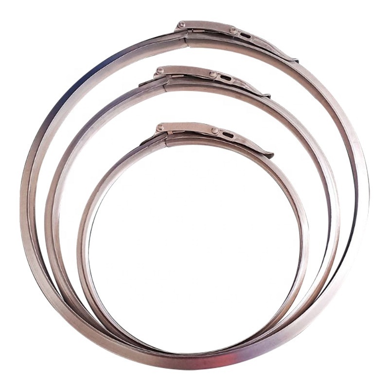 Wholesale Custom Galvanized Stainless Steel Metal Drum Locking Clamp Oring Plastic Drum Locking Ring Clamps