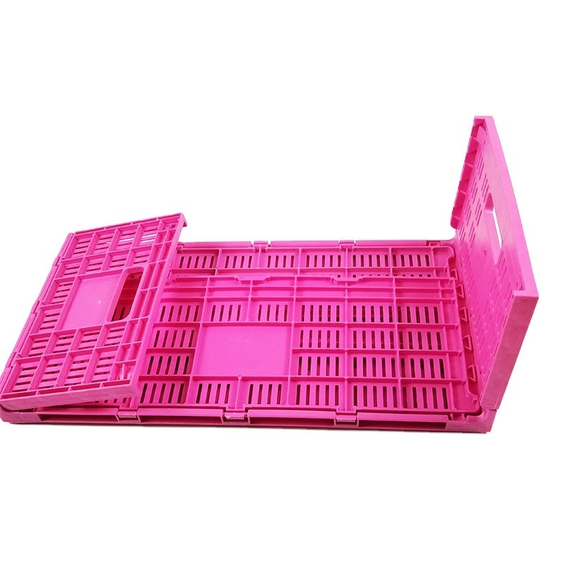 pink fruit crate vegetable crate plastic carrying crate mesh box storage box