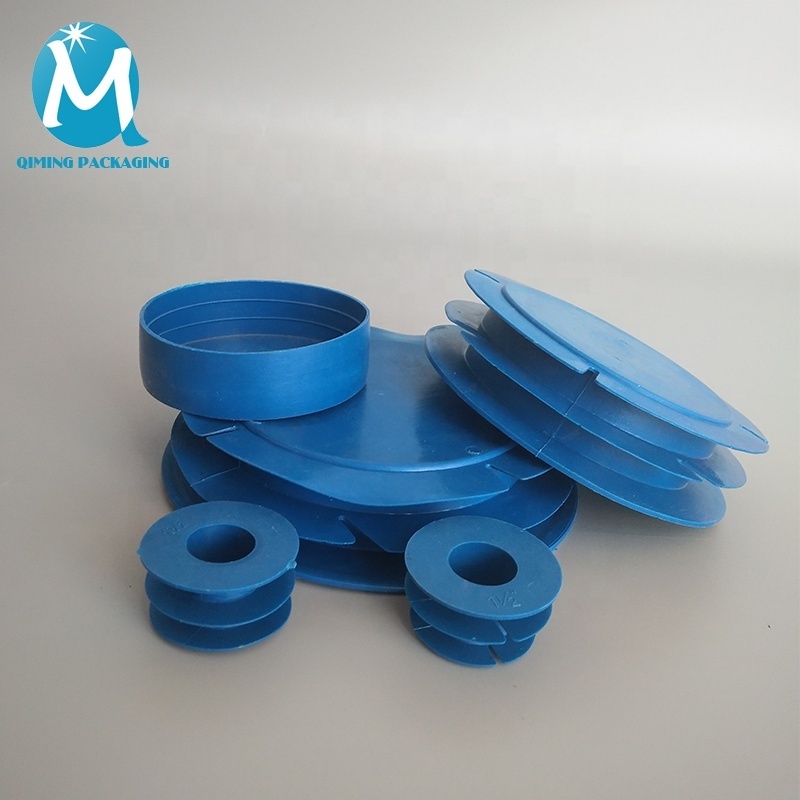 Plastic Round Pipe Fitting End Caps And Inserts for Steel Tube