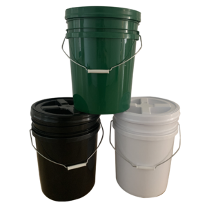 20L/30L Plastic Bucket With Gamma Seal Lid 5 Gallon 7 Gallon Car Wash Plastic Pail With Handle And Lid