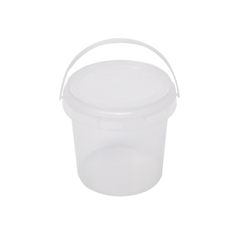 Leak proof Lid Custom Logo and Color large round plastic pails with lid handles plastic bucket 100 liters barrel