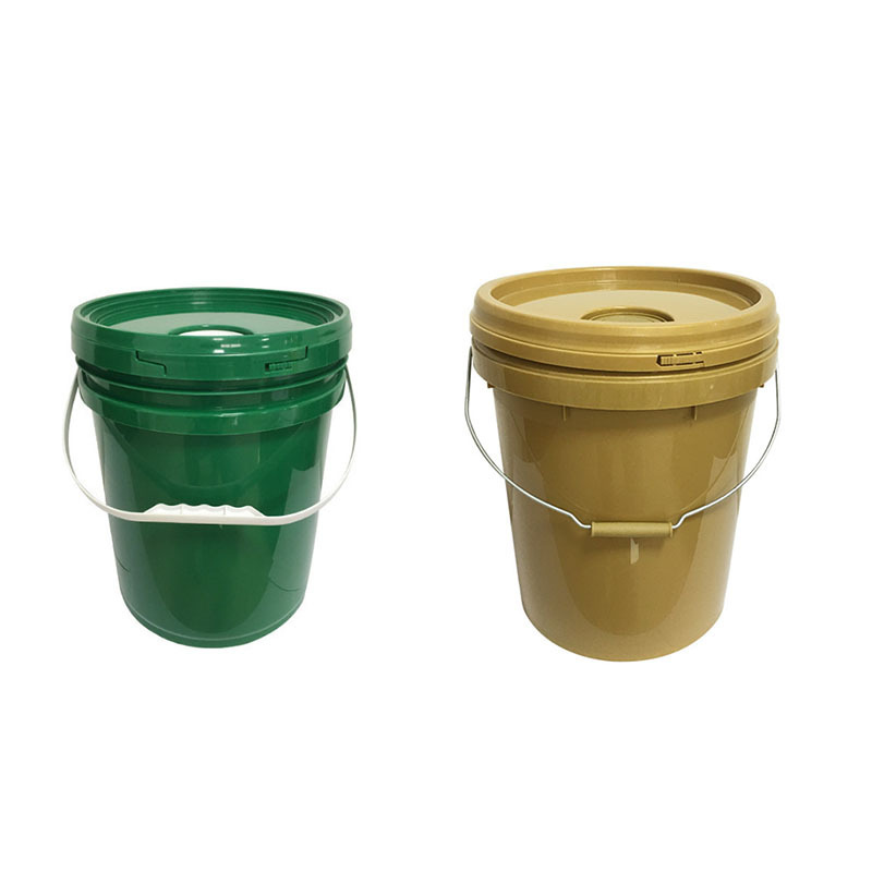 Leak proof Lid Custom Logo and Color large round plastic pails with lid handles plastic bucket 100 liters barrel