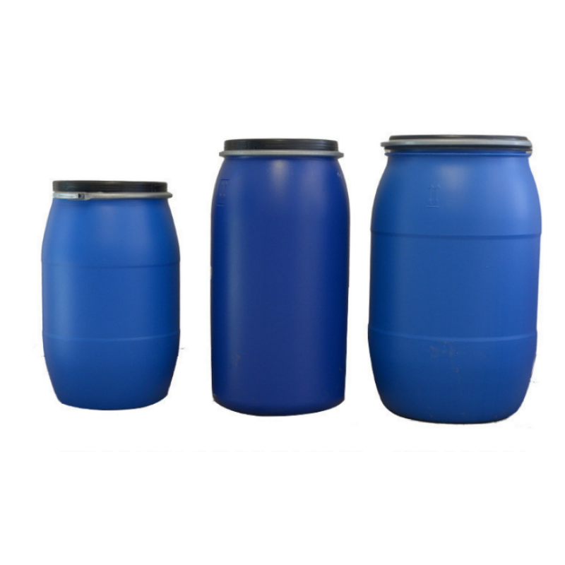 Hot sale 220l Open Top Blue Plastic 55 Gallons Drum / Plastic Barrel / 200l Hdpe Open Top Blue Plastic Drums