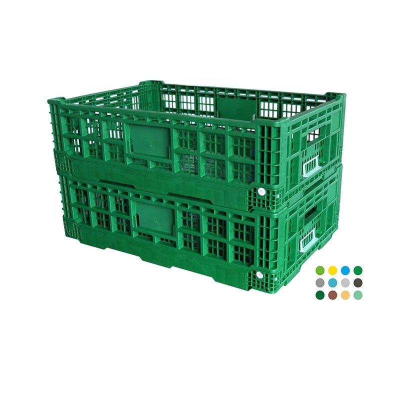 Manufacturer hot sale  plastic Storage collapsible milk crates