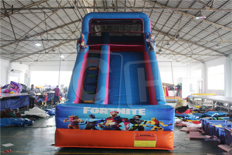 Hot Sale Commercial good quality Inflatable Bouncer Jumping Bouncy Castle with  dual lane dry slide with obstacle course