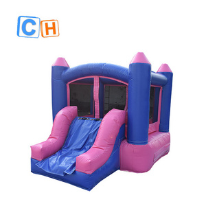 CH kids inflatable jumping castle hot selling mini inflatable jumping bouncy castle with slide for domestic or kids