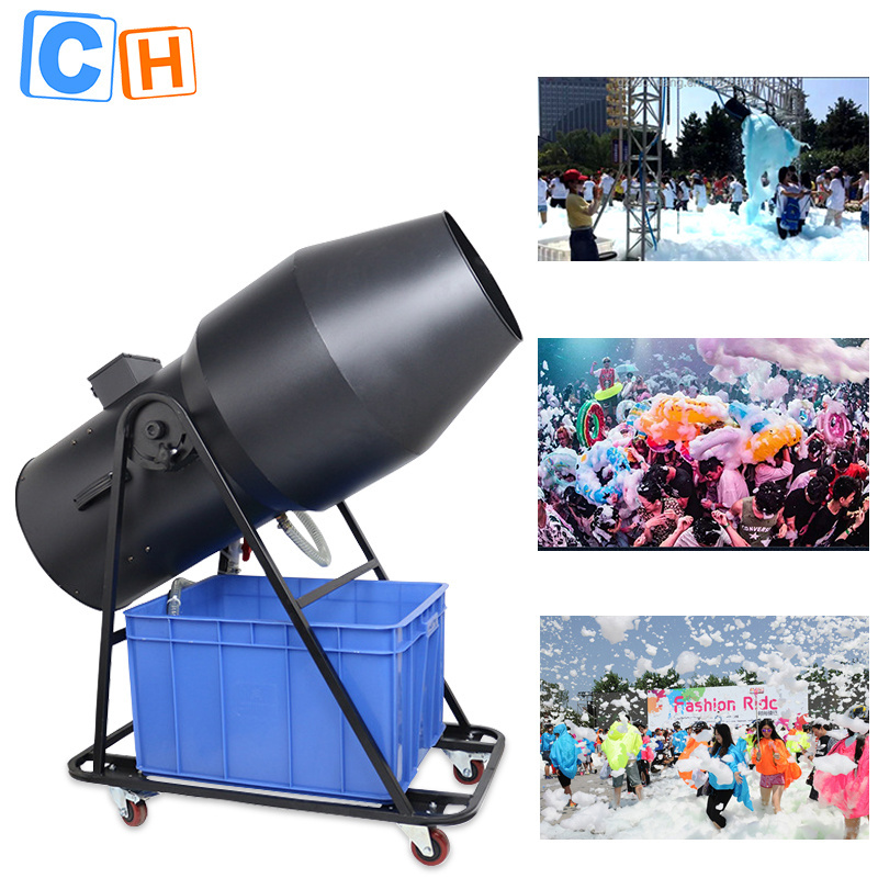 CH Jet Snow Bubble Machine 3000w Bubble Machine Vertical Spray Foam Machine For Inflatable Water Slide,Inflatable Wate Park