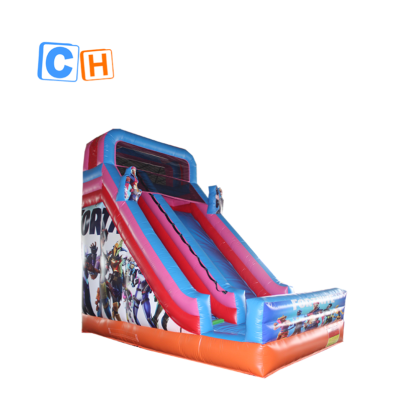 Hot Sale Commercial good quality Inflatable Bouncer Jumping Bouncy Castle with  dual lane dry slide with obstacle course