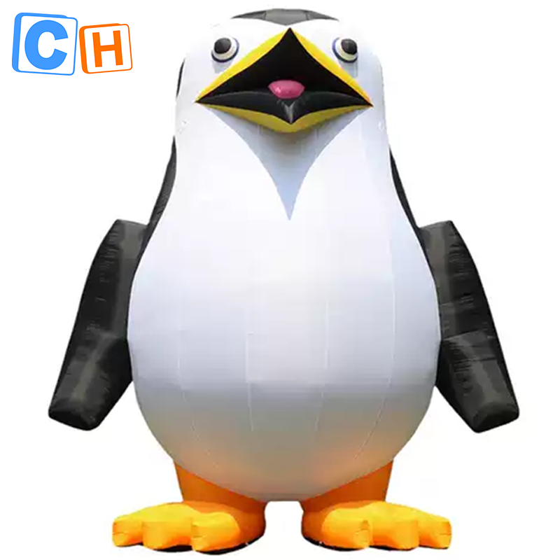 CH giant inflatable penguin model for exhibit,hot sale custom logo inflatable model