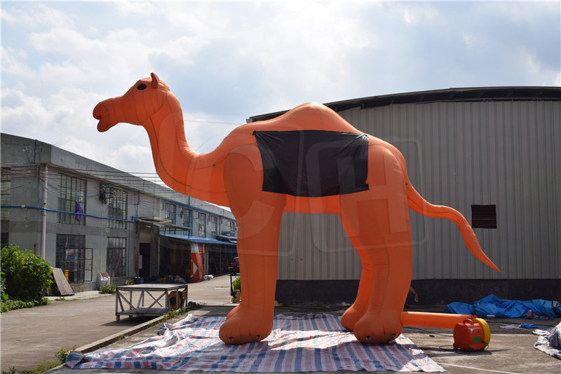 Inflatable animal with Customized Logo, inflatable camel mascot for advertising