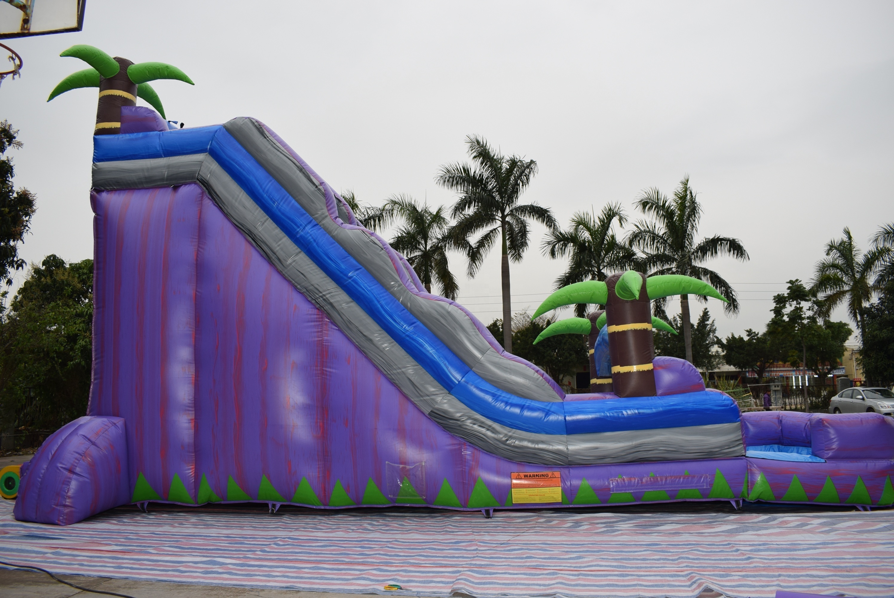 Amusement park rides water park game big kahuna inflatable water slide