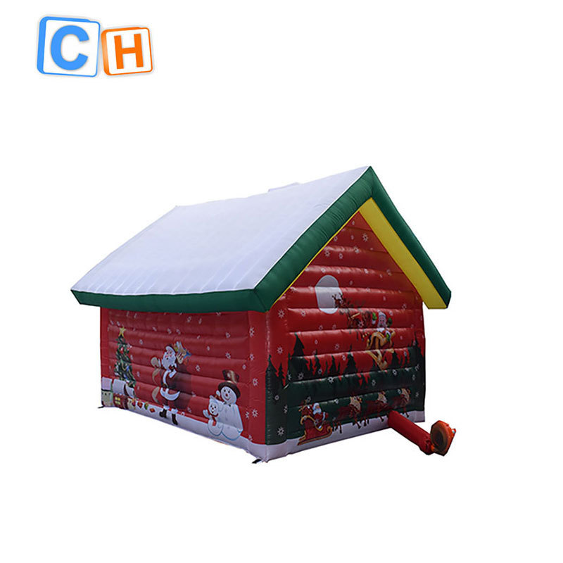 Hot sale Small Oxford inflatable Christmas house for child