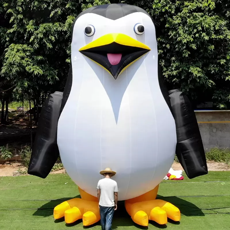 CH penguin theme inflatable cartoon for advertising,giant advertising inflatable dog