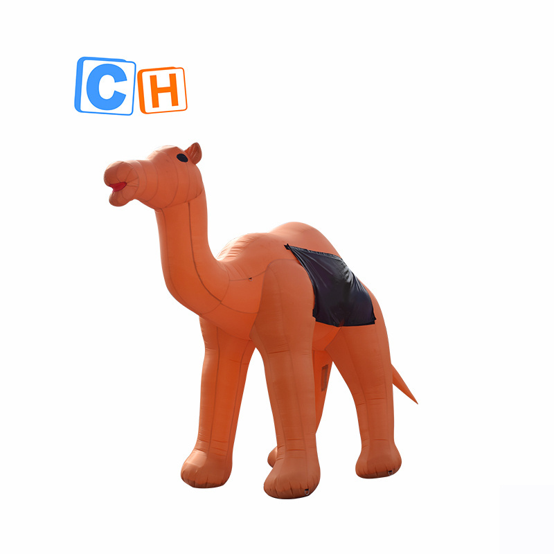 Inflatable animal with Customized Logo, inflatable camel mascot for advertising