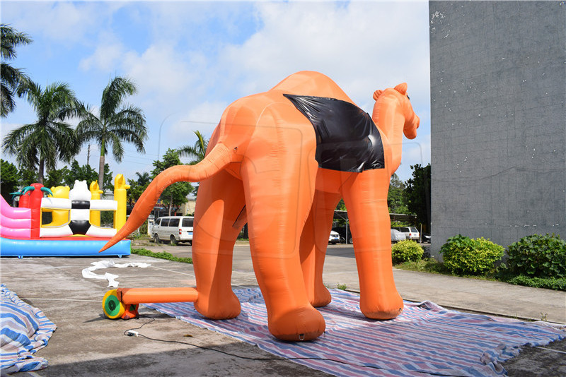 Inflatable animal with Customized Logo, inflatable camel mascot for advertising