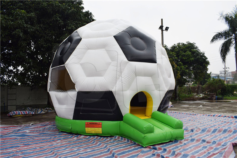 PVC Inflatable Sports Soccer Football Jumping Castle Slides Combo Bounce House Bouncer With Slide