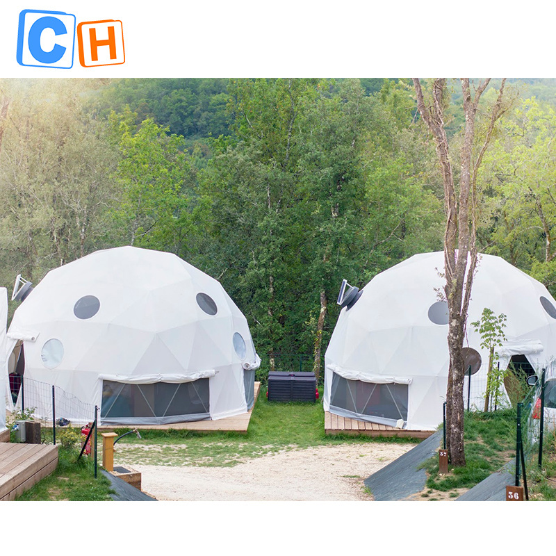 Summer Luxury Graphene House Heated Geodesic Dome Party Tent Dining Cafe Tent Camping Outdoor Igloo Dome Tents For Events