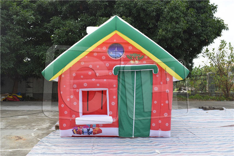 Hot sale Small Oxford inflatable Christmas house for child