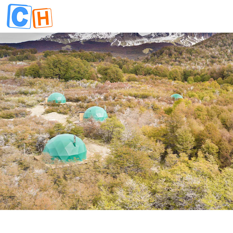 Tree hanging dome tent fully furnished transparent dome gazebo tent