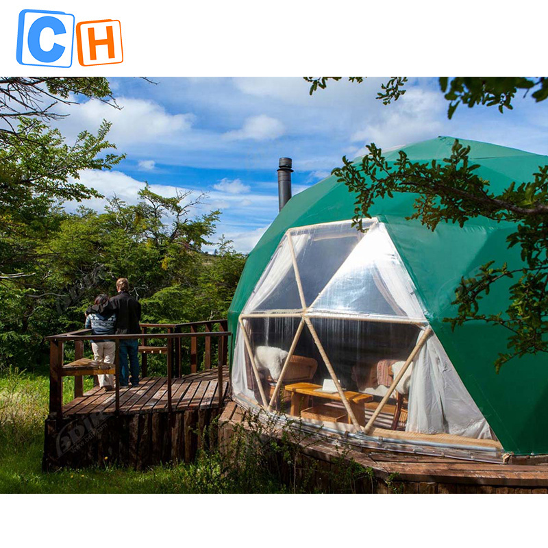 Summer Luxury Graphene House Heated Geodesic Dome Party Tent Dining Cafe Tent Camping Outdoor Igloo Dome Tents For Events