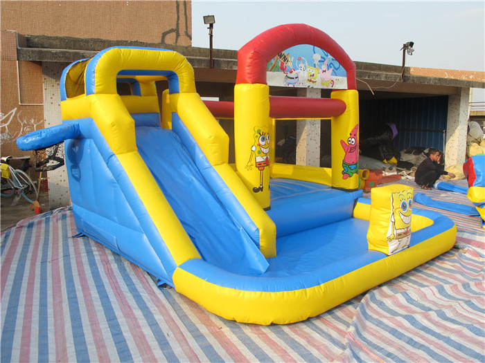 China Mini Inflatable Bouncer jumping bouncer Castle Combo Slide With Pool For Family Party