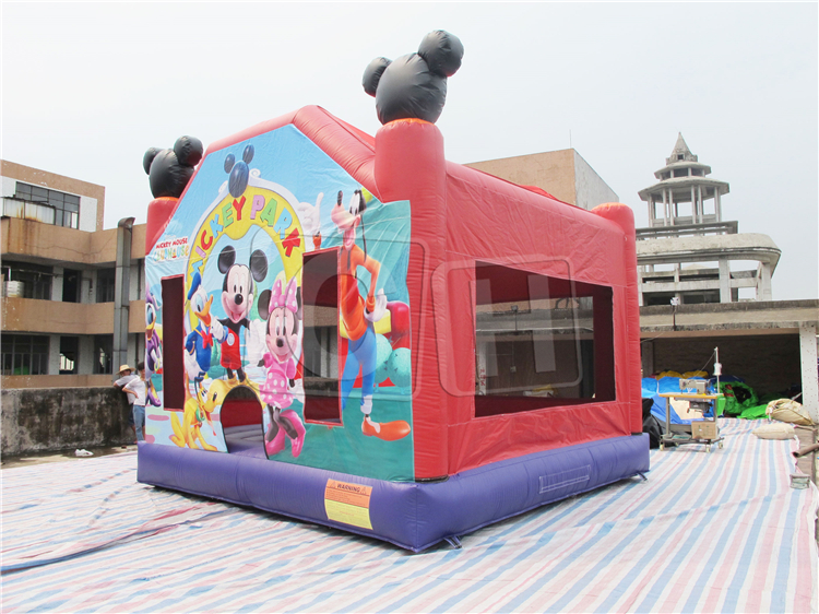 Micky park inflatable bounce for party Micky clubhouse inflatable on rent cartoon theme kids inflatable mookwalk for sale