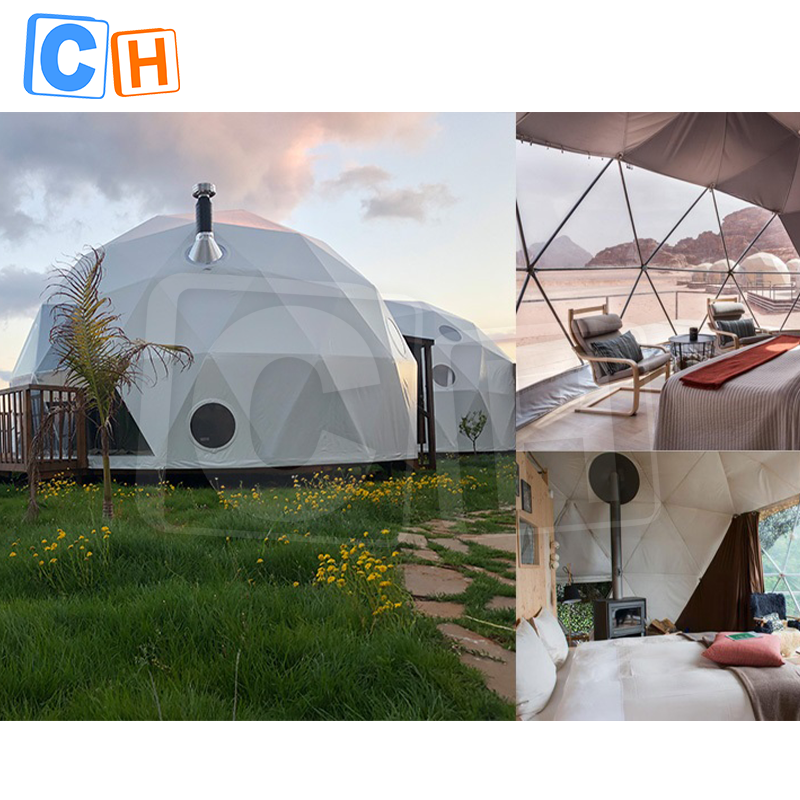 Wholesale Prefab Geodesic Dome Tent Hotel Rental Dome Tent Glamping Dome Tents For Events