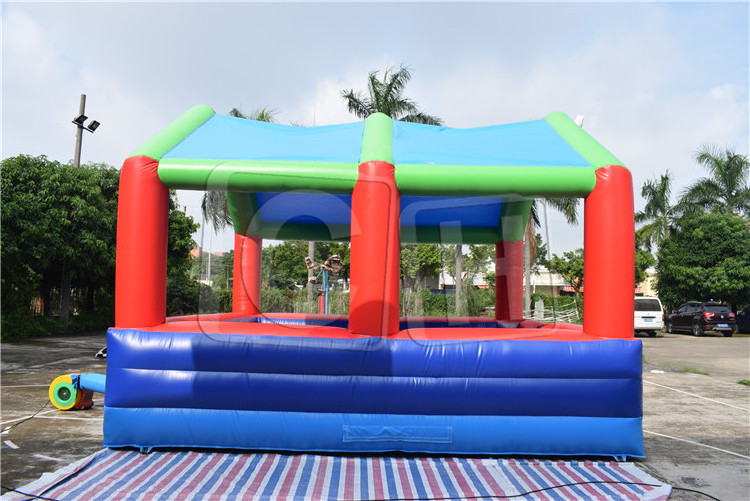 Hot sale inflatable mechanical bull for sale,customized size inflatable mechanical mat with cover