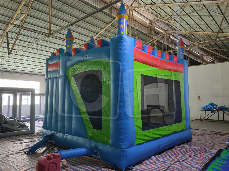 New Arrival inflatable bouncer house with slide for Halloween, inflatable outdoor bouncer castle for party