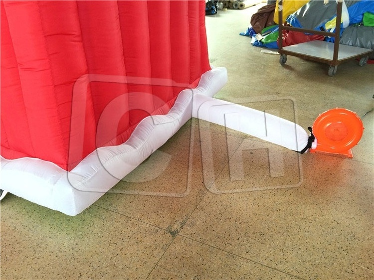 Snow Christmas House Inflatables Santa Claus  Decoration Advertising Inflatable Christmas bouncer house with tent