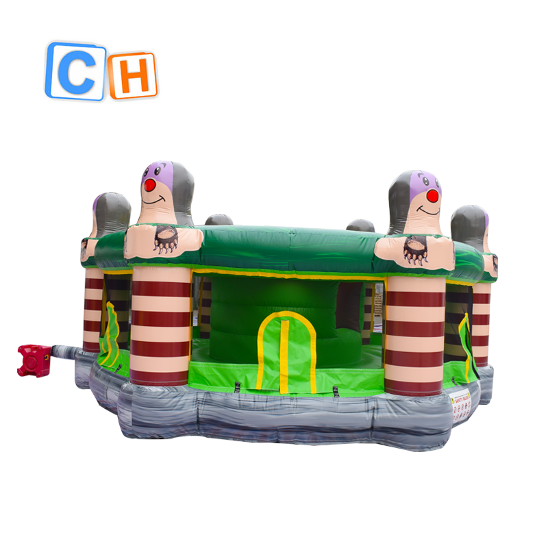 CH Wholesale Life Size Whack-A-Mole Interactive Sports Games Giant 5m Inflatable Human Whack A Mole Game With Hammers