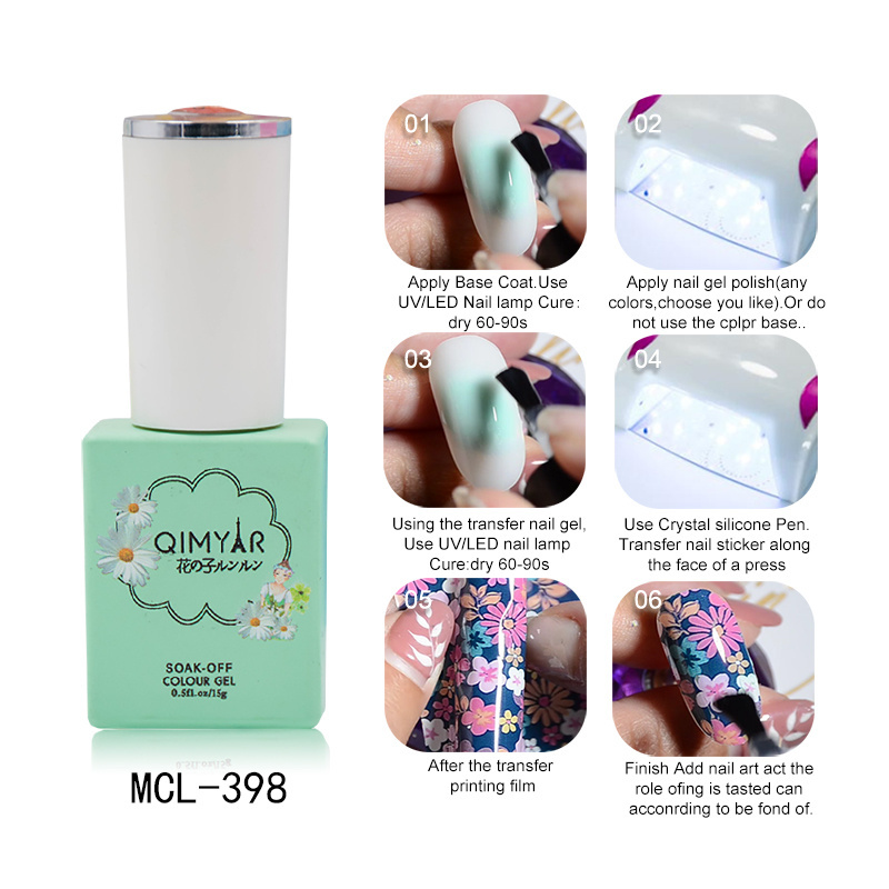 Private label Diamond Crystal Press On Nail Foil Acrylic Nail Glue