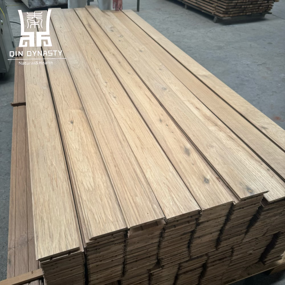 Chinese Oak Wood Slat Panel for Wall Thermowood Slats Wallpaper for Accent Wall Decor Wood Contact for Cabinets