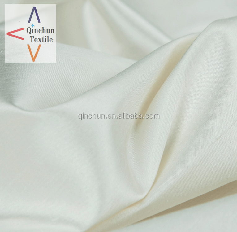 dress fabric 19MM 100% pure silk dupioni fabric