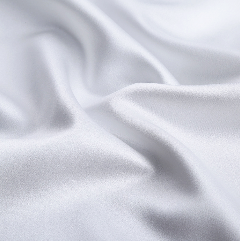 elegant 100% polyester bridal thick satin duchess satin fabric for wedding dress