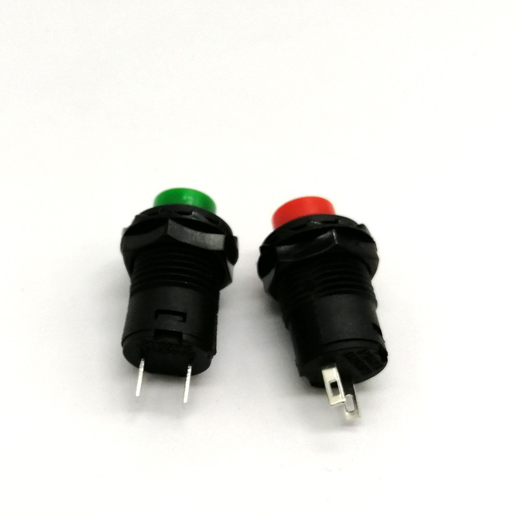 Self-Lock /Momentary Pushbutton Switches DS228 DS428 12mm OFF- ON Push Button Switch 3A /125VAC 1.5A/250VAC DS-228 DS-428