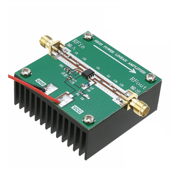 RF2126 400MHZ-2700MHZ broadband RF Power Amplifier 2.4GHZ 1W FOR WIFI BT Ham Radio Amplifier with heat sink