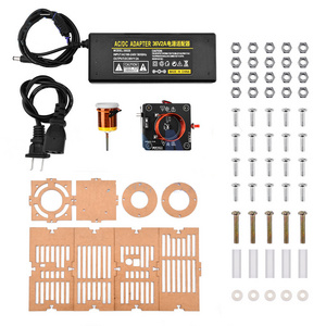 High Frequency Tesla Coil Electronic Plasma Flame With Adapter Switching Power Supply