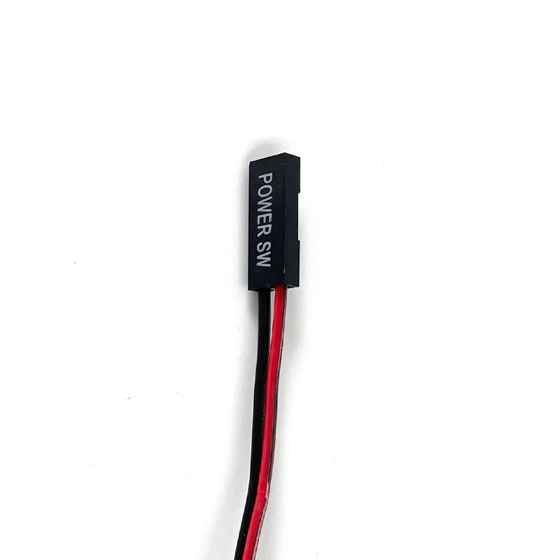 50cm Long Power Button Switch Cable for PC Switches Reset Computer Power Momentary Automatically Reset Push Button SW