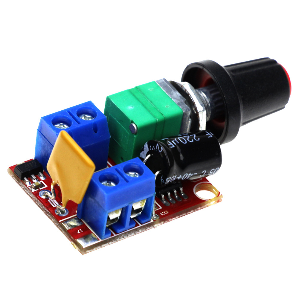 Mini DC-DC 3V-35V 5A 90W PWM DC Motor Speed Controller Module Speed Regulator Control Adjust Adjustable Board Switch