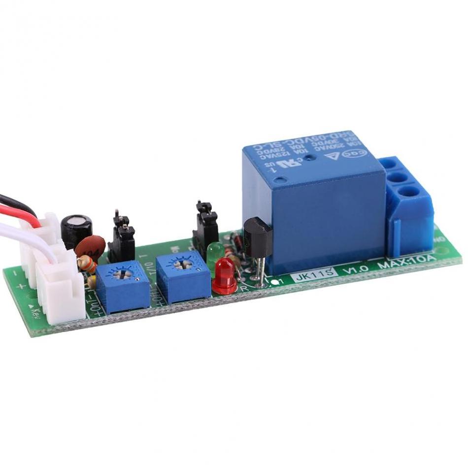 Timer Relay Delay Module Adjustable Cycle Timer Time On/Off Switch Relay Board Electrical Timing Relay Controller DC 5V 12V 24V