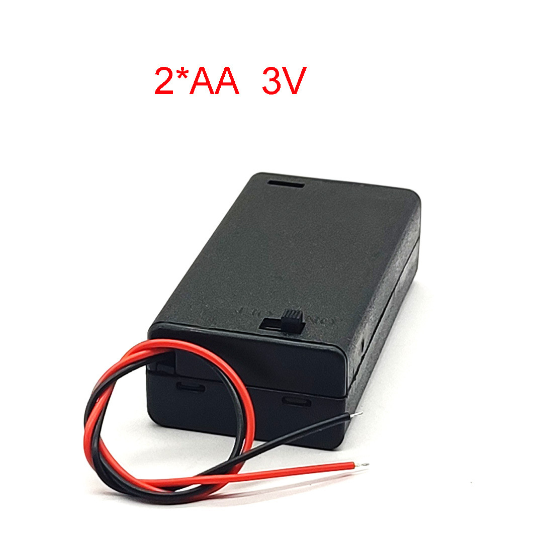 1/2/3/4 Slot AA Battery Holder AA Battery Box Case 1x 2x 3x 4x AA Battery Case With Switch DIY