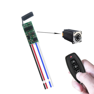 433.92Mhz Wireless RF Relay Receiver Module DC 3.6V 6V 12V 1CH Remote Control Switch and Transmitter for Forward and Reverse DIY