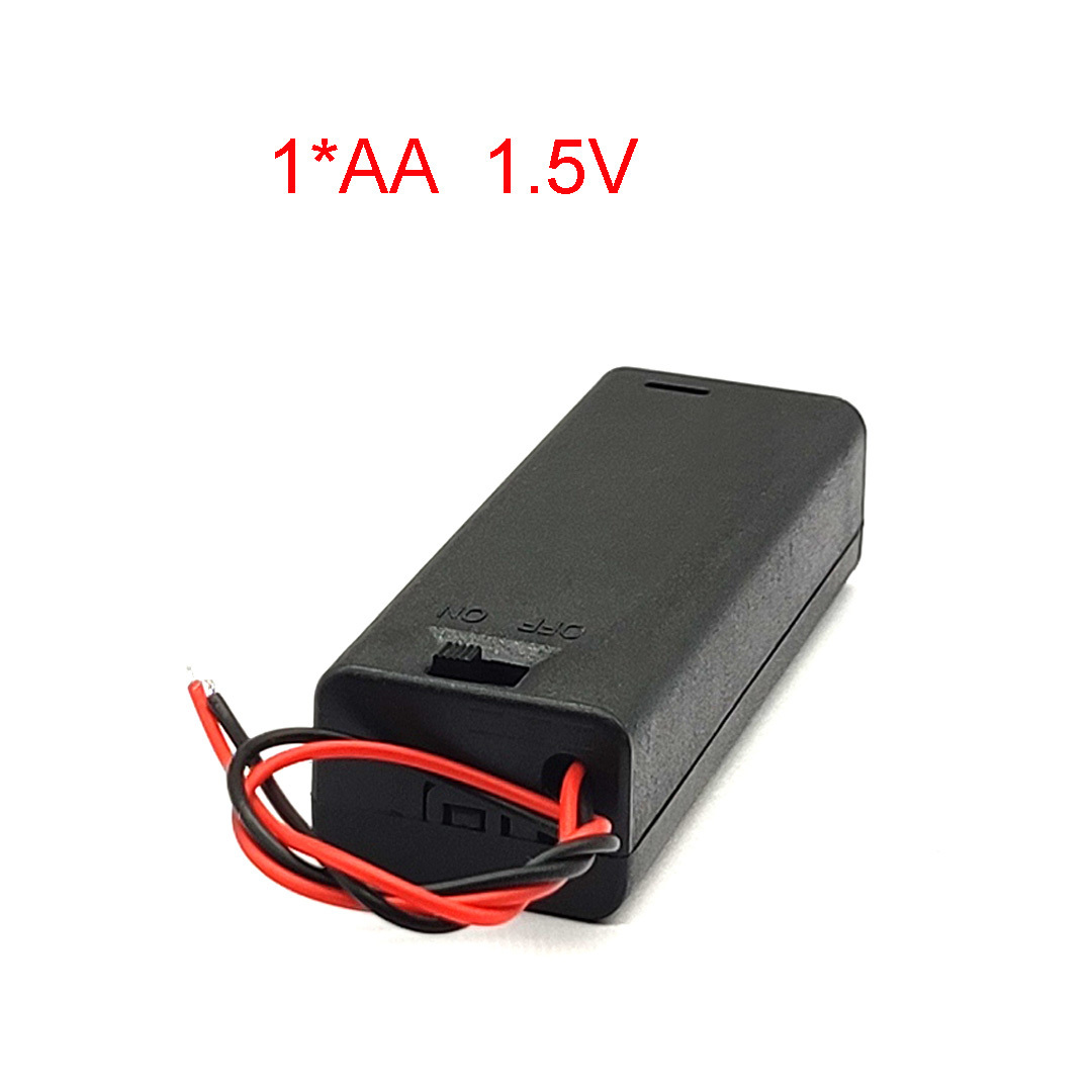 1/2/3/4 Slot AA Battery Holder AA Battery Box Case 1x 2x 3x 4x AA Battery Case With Switch DIY